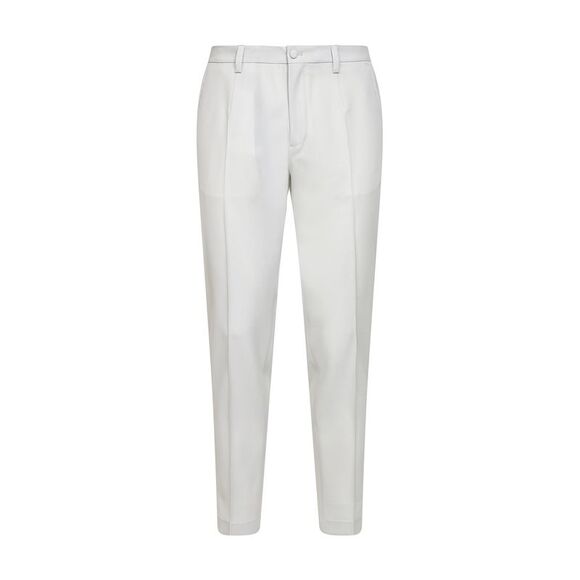 Dolce & Gabbana Men Light Beige Wool Poplin Trousers